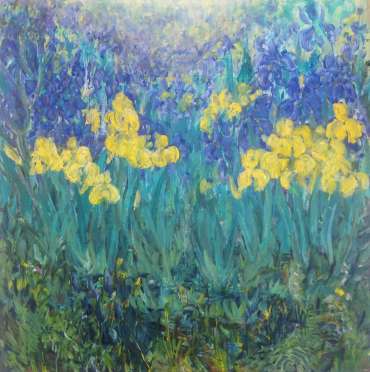 Thumbnail image of Glen Heath, 'Wild Irises - The Canal Garden' - Inspired |  May