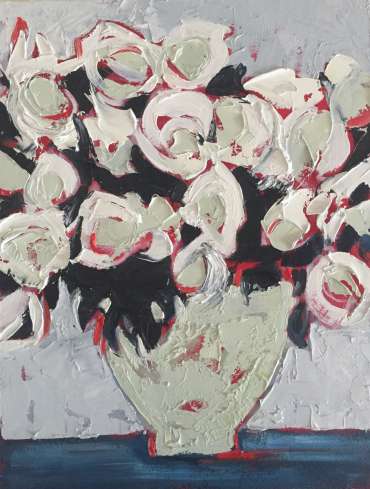 Thumbnail image of Judy Merriman, 'White Roses' - Inspired |  May