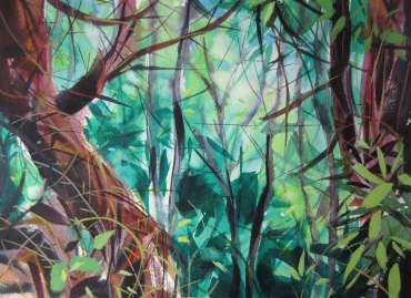 Thumbnail image of Peter Clayton, 'Coastal Pines - A Cool Glade' - Inspired |  May