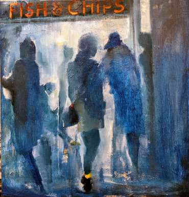 Thumbnail image of Linda Sharman, 'Friday night, Fish & Chips' - Inspired | June