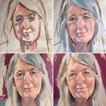 Portrait of Mary Beard by Jane French