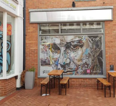 Danielle Vaughan, 'Joe Orton', as part of Leicester's Street Stories