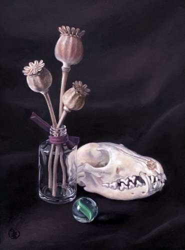 Thumbnail image of 77 &nbsp;|&nbsp; Pete Underhill ARBSA | Fox Glass Poppy - LSA Annual Exhibition 2021 | Catalogue S - Z
