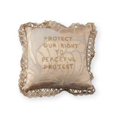 Thumbnail image of 64&nbsp; | Ruth Singer | Protest Pincushion - LSA Annual Exhibition 2021 | Catalogue S - Z