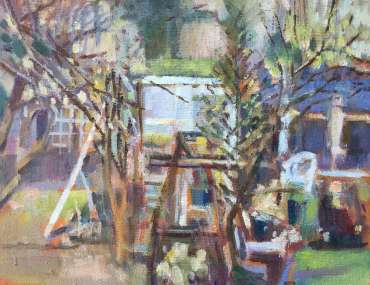 Thumbnail image of Lesley Brooks, View from my window - early spring - Reawakening