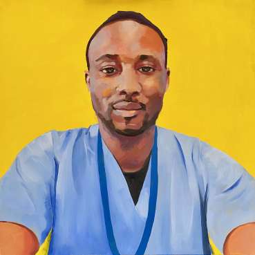 Thumbnail image of Lisa Timmerman, 'Dr Angelo' - Portraits for NHS Heroes | Lisa Timmerman