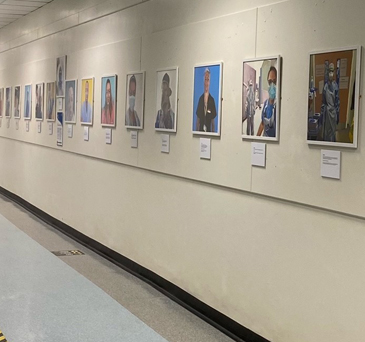Portraits for NHS Heroes exhibition