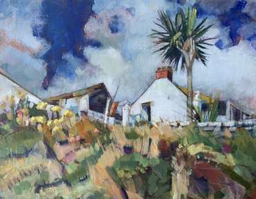 Thumbnail image of 016 | Lesley Brooks | Seaside House, Sun - SOLD - LSA Annual Exhibition 2022 | Catalogue A - C