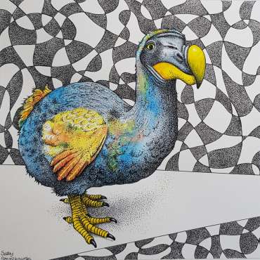Thumbnail image of 116 | Sally Struskowski | Dodo in Blue and Yellow - SOLD - LSA Annual Exhibition 2022 | Catalogue S - Z