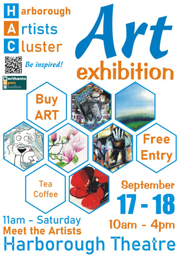 Harborough Artists Cluster poster 2022
