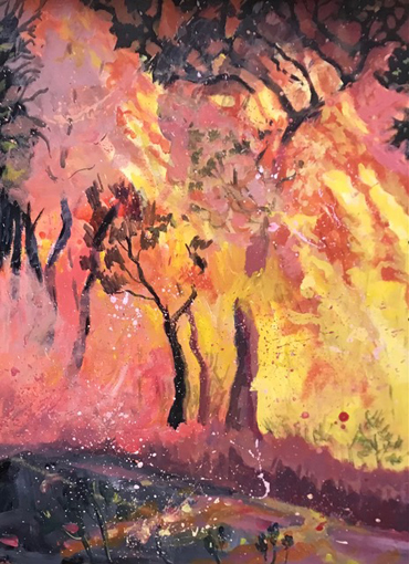 Painting by Margaret Chapman