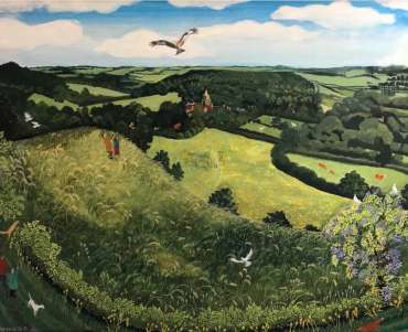 Thumbnail image of Sheena Griffiths Baker, Red Kite on Colley Hill - Rutland Open Art Exhibition