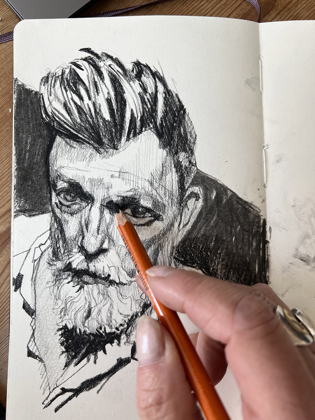 Learn to Draw a Portrait in Charcoal with Alex Cooper
