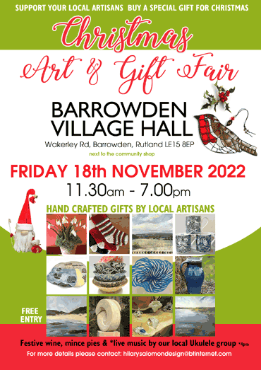 Barrowden Christmas Fair poster
