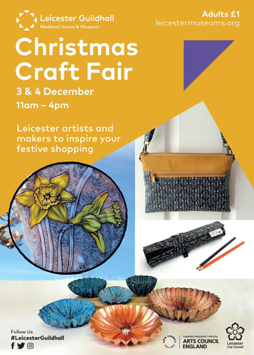 Leicester Guildhall Christmas Fair poster