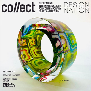 Graeme Hawes glass - Collect poster
