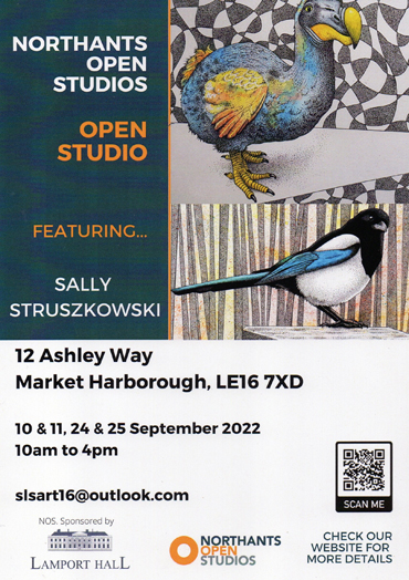 Sally Struszkowski, Northants Open Studios poster