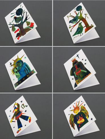 Sarah Kirby - 6 christmas cards