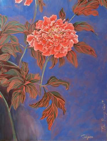 Thumbnail image of Detail of a peony - a Chinese symbol of prosperity and good health - Happy Spring Festival with John Lewis and The Peony Girl