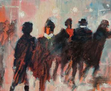 Thumbnail image of 124 Linda Sharman | Figures Through the Light - LSA Annual Exhibition 2023 | Catalogue S - Z