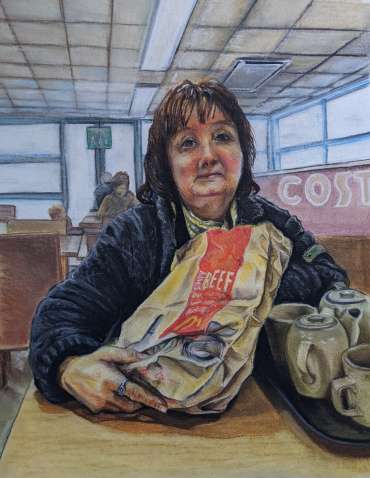 Thumbnail image of Jackie Terrett | Motorway Services - THE PEOPLE'S EXHIBITION | LEICESTER MUSEUM & ART GALLERY