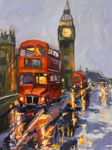 Thumbnail image of Joe Giampalma | London Bus - THE PEOPLE'S EXHIBITION | LEICESTER MUSEUM & ART GALLERY
