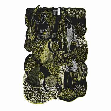 Thumbnail image of Kitchen Garden Picking - Sarah Kirby | A Printmaker's Landscape