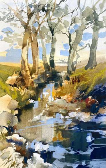 Thumbnail image of Deborah Bird | River Lin, Bradgate Park - SWA 164th Annual Exhibition | Mall Galleries, London