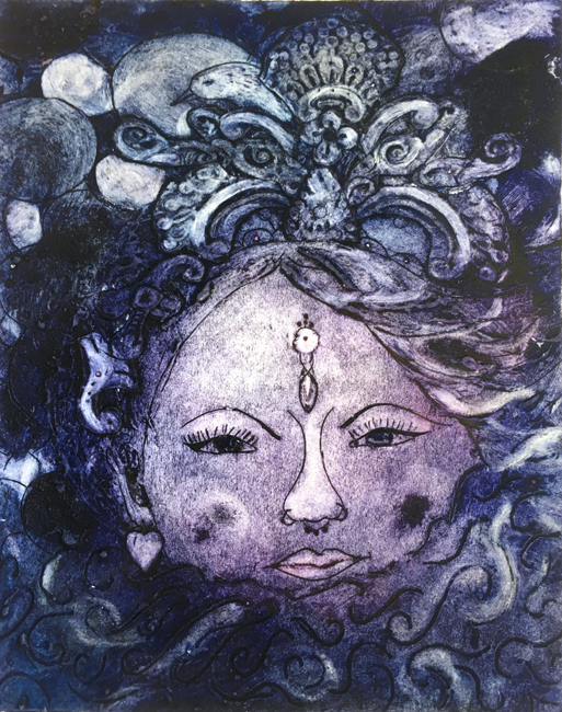 Collagraph by Jane Sunbeam