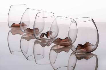 Thumbnail image of Vessels with Brown Sculptural Element by Angie Packer