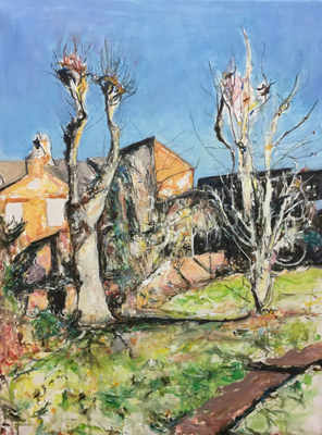 Thumbnail image of Pollarded Trees, Knighton, 2 by Deborah Ward