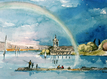 Thumbnail image of Normanton Church, Rutland Water by Douglas Smith