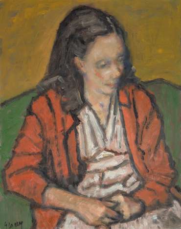 Thumbnail image of Girl in Red Cardigan by Graham Lacey