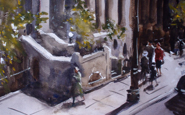 Thumbnail image of Sunlit Sidewalk by Graham Lacey