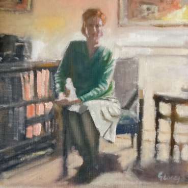 Thumbnail image of Woman in Green by Graham Lacey