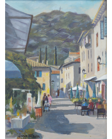 Village in Provence by John Nixon