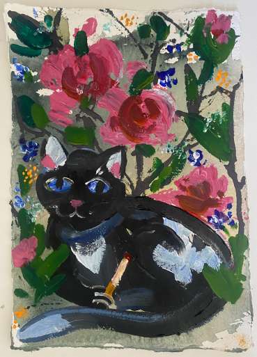 Thumbnail image of Is That Cat Smoking A Fag? by Jules Manson