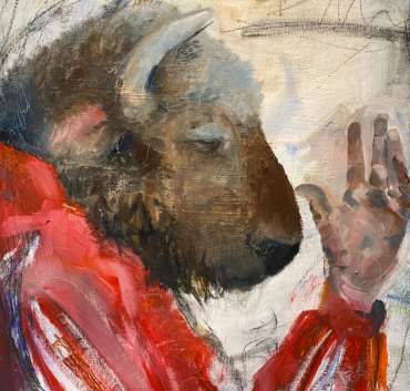 Thumbnail image of Buffalo Stance by Jules Manson