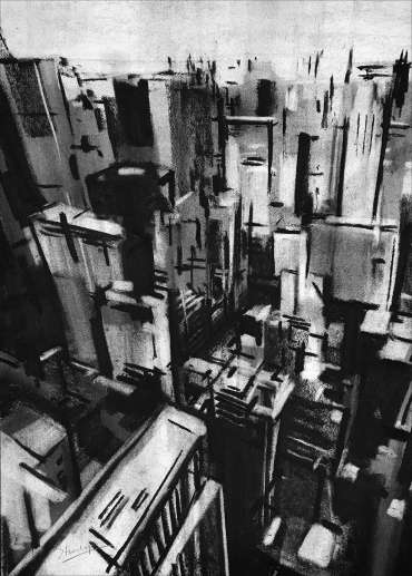 Thumbnail image of From Rockefeller towards Chrysler by Mick Stump