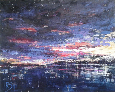 Thumbnail image of Night Sky over Water by Rita Sadler