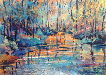 Thumbnail image of Slumbering Stream by Rita Sadler