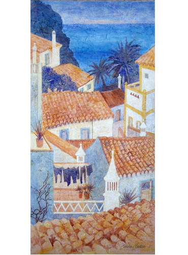 Algarve Rooftops by Shirley Easton