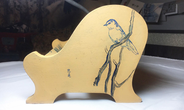 Thumbnail image of Floral Book Stand -&nbsp;side&nbsp;view 1 by Siyuan Ren