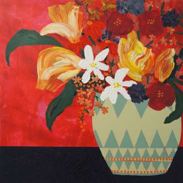 White Daisies by Tazim Hamid