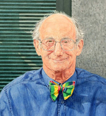 Portrait of Douglas Smith by Bryan Organ - detail