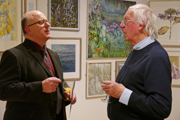 Thumbnail image of Senior Curator Simon Lake and LSA Past President Bryan Organ - Preview Evening: LSA Annual Exhibition 2015