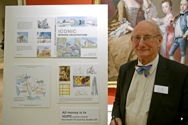 Thumbnail image of LSA Past President Douglas Smith launches his new book at the preview - Preview Evening: LSA Annual Exhibition 2015