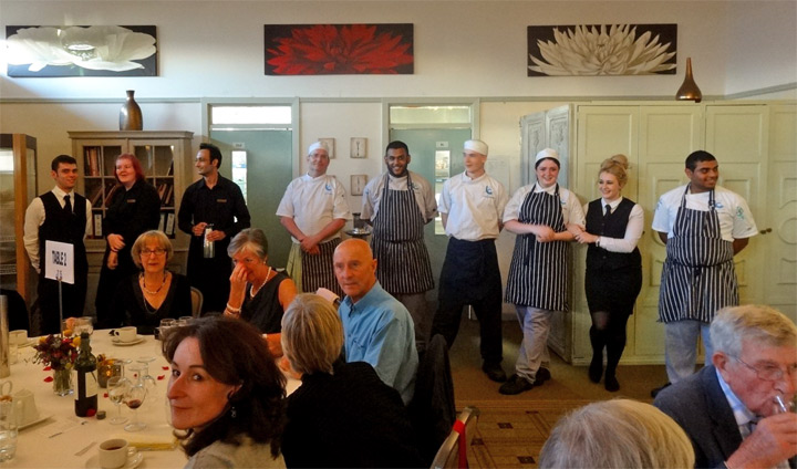 Thumbnail image of Our chefs and staff at Taste Restaurant take a bow - Douglas Smith Commemorative Dinner