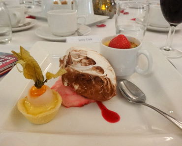 Thumbnail image of Dessert at Taste Restaurant Leicester - Douglas Smith Commemorative Dinner
