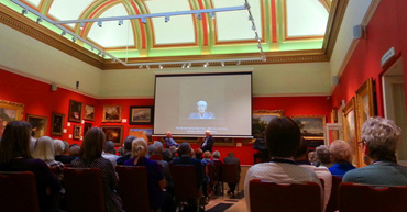 Thumbnail image of View of the talk in Gallery 6, - A Conversation With Bryan Organ - Photographs Of The Evening